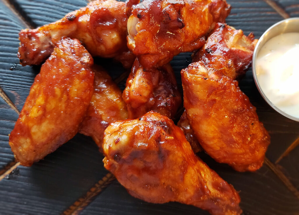 Pepper Palace Blackberry Barbecue Wings