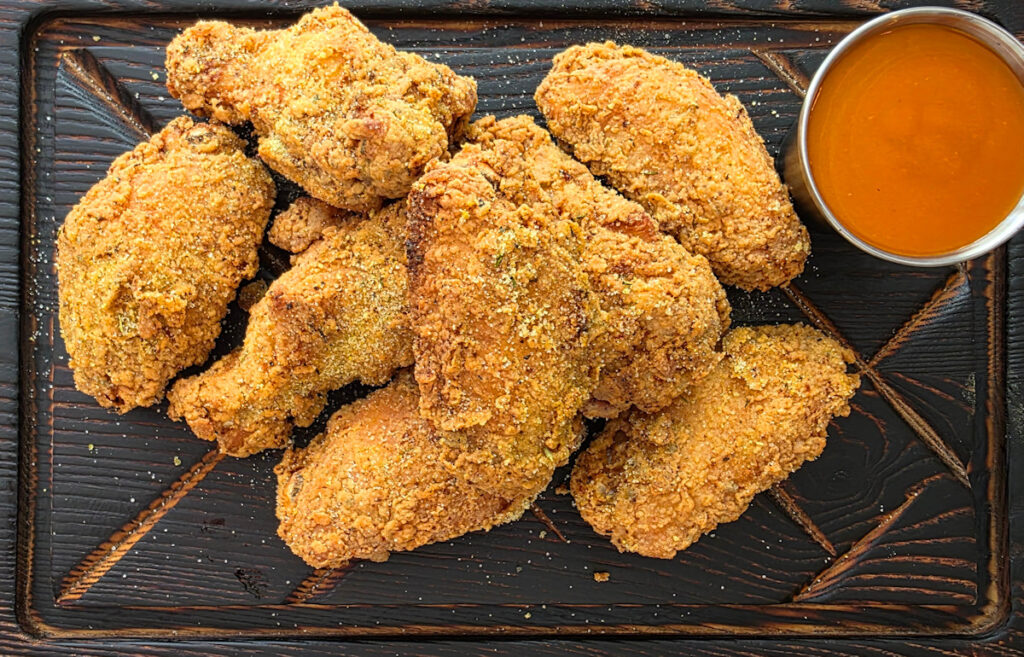Deep-Fried Lemon Pepper Sweet Wings