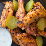 Dill Pickle Dry Wings using the Vortex