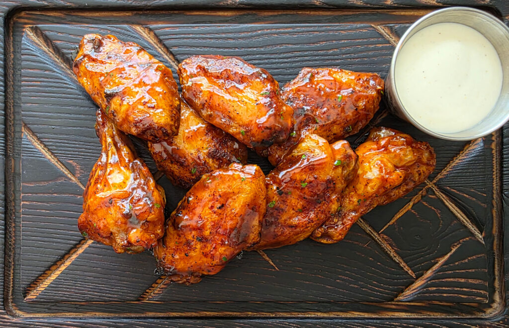 British Pub-Style HP Brown Sauce BBQ Wings