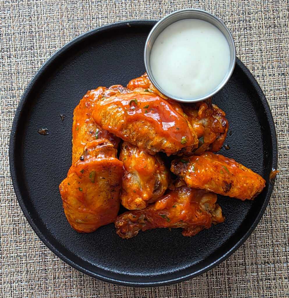 Air Fryer Wings with Buffalo Arby’s Sauce