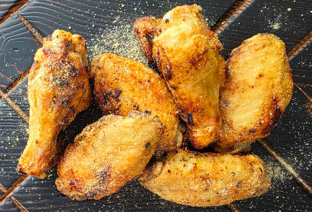 Air Fryer Sweet Bourbon Dry Wings