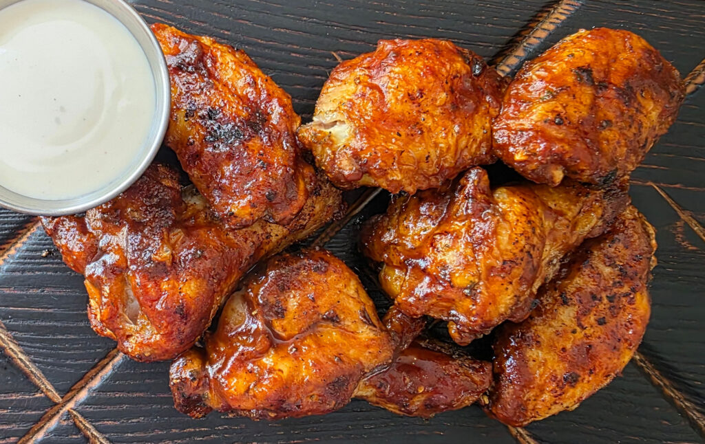 Tabanero Smoked Pepperoncini BBQ Sauce Wings